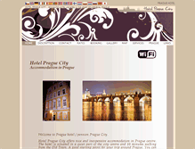 Tablet Screenshot of hotelpraguecity.com